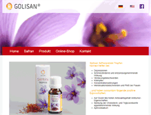 Tablet Screenshot of golisan.com
